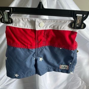 Baby Gap NWT Fourth of July swim shorts 12-18 months